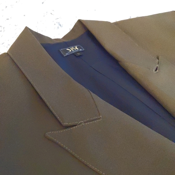 JB Trinity Green 3-Button Double-Breasted Sportcoat, size in description - Picture 3 of 12